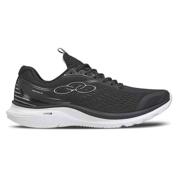 TÊNIS OLYMPIKUS DECOLA MASCULINO - Preto/branco TÊNIS OLYMPIKUS DECOLA MASCULINO - Preto/branco