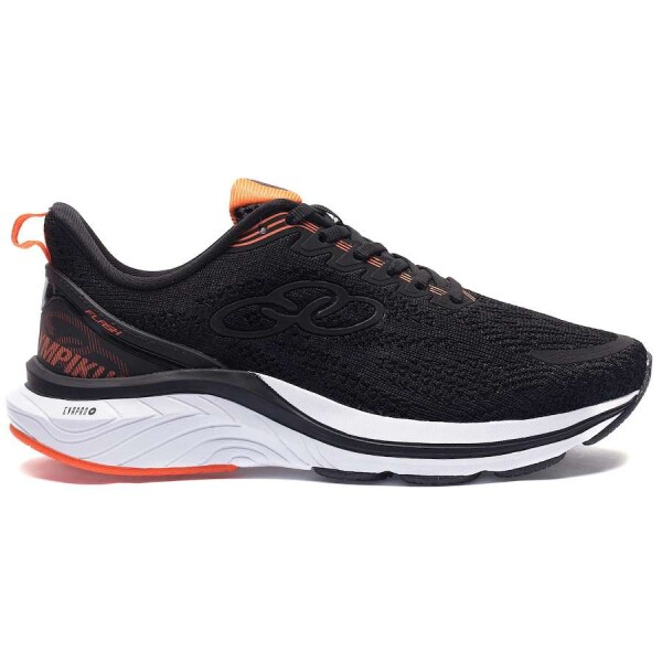 TÊNIS OLYMPIKUS FLASH MASCULINO - Preto/laranja
