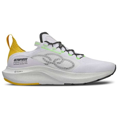 TÊNIS OLYMPIKUS REVERSO MASCULINO - Branco/laranja