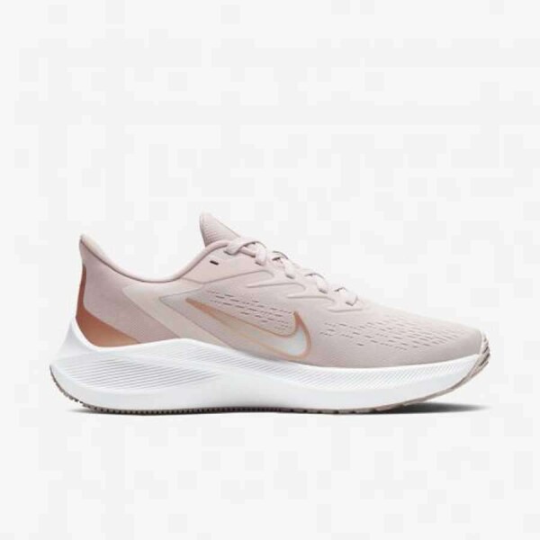 TÊNIS PARA CORRIDA NIKE AIR ZOOM WINFLO 7 FEMININO - Rosa/branco