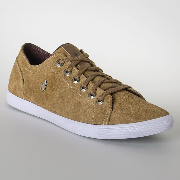 TÊNIS POLO ROYAL CORDOVA MASCULINO - Marrom/branco