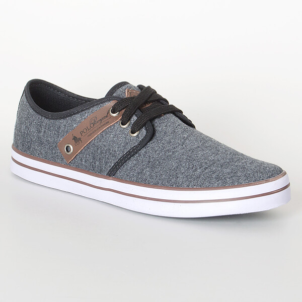 TENIS POLO ROYAL NEW RIDER MASCULINO - Chumbo/branco