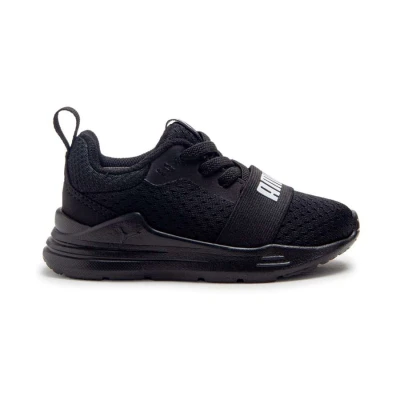 TÊNIS PUMA BEBÊ WIRED RUN INFANTIL - Preto/branco