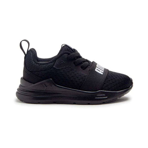 TÊNIS PUMA BEBÊ WIRED RUN INFANTIL - Preto/branco