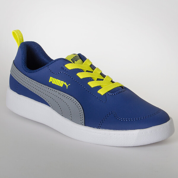 TÊNIS PUMA COURTFLEX PS INFANTIL - Marinho/verde