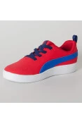 TÊNIS PUMA COURTFLEX PS INFANTIL - Vermelho/azul