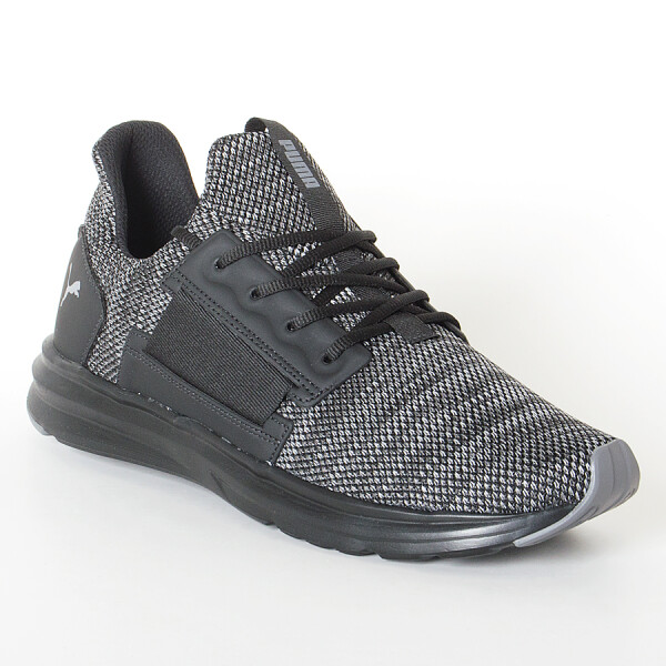 TÊNIS PUMA ENZO STREET KNIT BDP MASCULINO - Preto/cinza