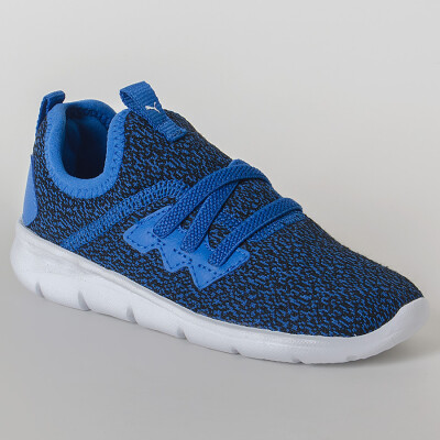 TÊNIS PUMA FLASH KNIT AC BDP INFANTIL - Azul/preto