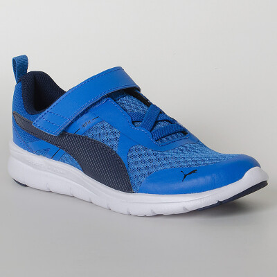 TÊNIS PUMA FLEX ESSENTIAL V PS INFANTIL - Azul/preto