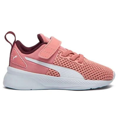 TÊNIS PUMA FLYER RUNNER V BEBÊ - Rosa/branco
