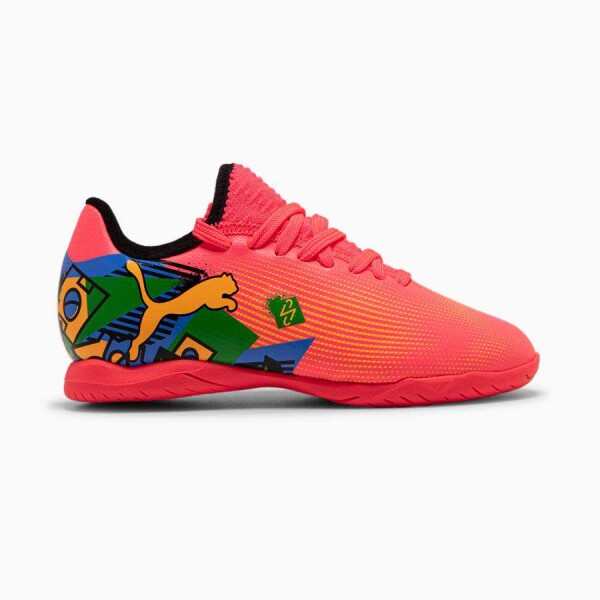 TÊNIS PUMA FUTURE 7 PLAY NEYMAR JR FUTSAL INFANTIL - Rosa/azul