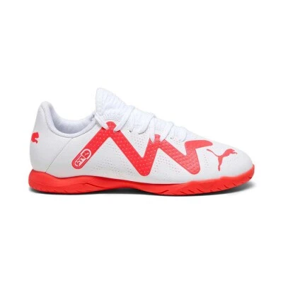 TÊNIS PUMA FUTURE PLAY IT INFANTIL FUTSAL - Branco/vermelho