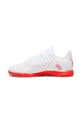 TÊNIS PUMA FUTURE PLAY IT V FUTSAL INFANTIL - Branco/vermelho