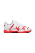 TÊNIS PUMA FUTURE PLAY IT V FUTSAL INFANTIL - Branco/vermelho
