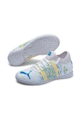 TENIS PUMA FUTURE Z 4.1 NJR IT JR BDP FUTSAL INFANTIL - Branco/azul
