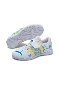 TENIS PUMA FUTURE Z 4.1 NJR IT V PS BDP FUTSAL INFANTIL - Branco/azul TENIS PUMA FUTURE Z 4.1 NJR IT V PS BDP FUTSAL INFANTIL - Branco/azul