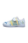TENIS PUMA FUTURE Z 4.1 NJR IT V PS BDP FUTSAL INFANTIL - Branco/azul
