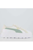 TÊNIS PUMA KARMEN L BDP FEMININO - Branco/verde TÊNIS PUMA KARMEN L BDP FEMININO - Branco/verde