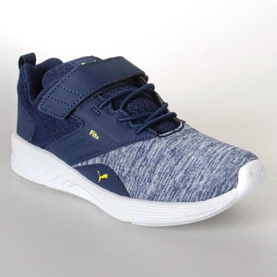 TÊNIS PUMA NRGY COMET V PS BDP INFANTIL - Marinho/amarelo