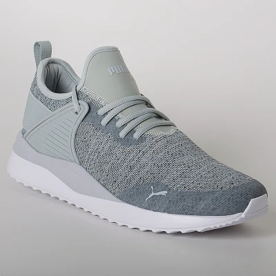 TÊNIS PUMA PACER NEXT CAGE KNIT PREMIUM MASCULINO - Cinza/branco