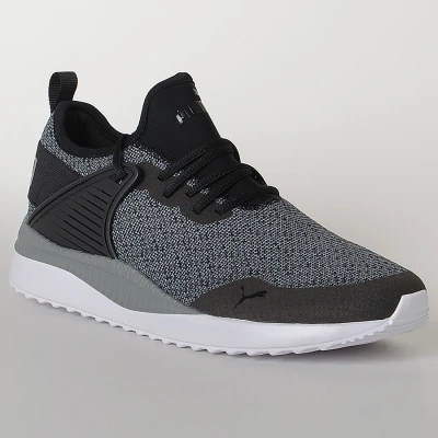 TÊNIS PUMA PACER NEXT CAGE KNIT PREMIUM MASCULINO - Preto/branco