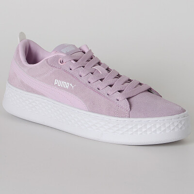 TÊNIS PUMA SMASH PLATFORM SD BD FEMININO - Rosa/branco