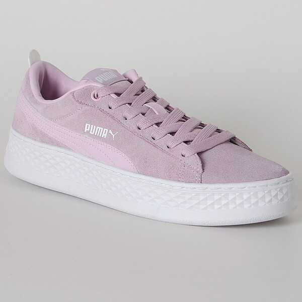 TÊNIS PUMA SMASH PLATFORM SD BD FEMININO - Rosa/branco