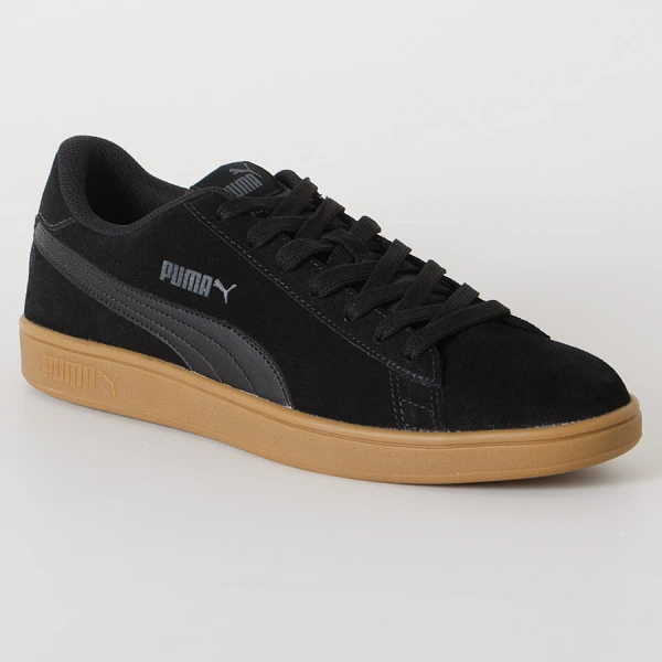 TÊNIS PUMA SMASH V2 BDP MASCULINO - Preto/marrom TÊNIS PUMA SMASH V2 BDP MASCULINO - Preto/marrom