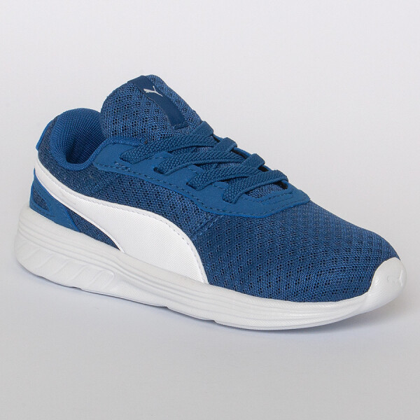 TÊNIS PUMA ST ACTIVATE AC BDP INFANTIL - Azul/branco