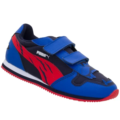 TÊNIS PUMA ST RUNNER V INFANTIL - Marinho/branco