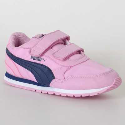 TÊNIS PUMA ST RUNNER V2 NL V PS INFANTIL - Rosa/marinho