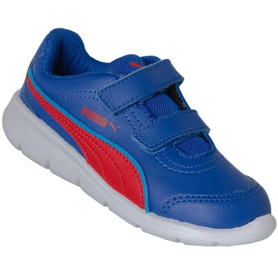 TÊNIS PUMA STEPFLEEX RUN SL V INFANTIL - Azul/vermelho