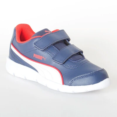 TÊNIS PUMA STEPFLEEX RUN SL V INFANTIL - Marinho/vermelho