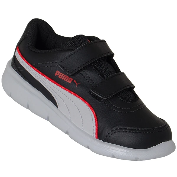 TÊNIS PUMA STEPFLEEX RUN SL V INFANTIL - Preto/branco TÊNIS PUMA STEPFLEEX RUN SL V INFANTIL - Preto/branco