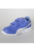 TENIS PUMA STEPFLEEX SL V PS INFANTIL - Azul/branco TENIS PUMA STEPFLEEX SL V PS INFANTIL - Azul/branco