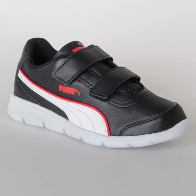 TENIS PUMA STEPFLEEX SL V PS INFANTIL - Preto/branco TENIS PUMA STEPFLEEX SL V PS INFANTIL - Preto/branco