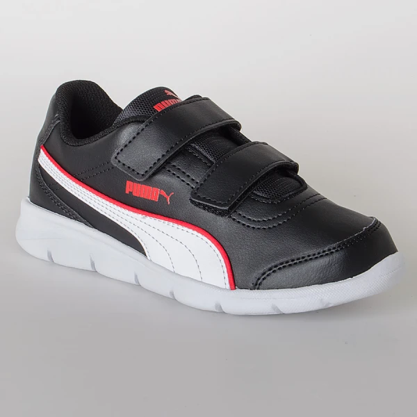 TENIS PUMA STEPFLEEX SL V PS INFANTIL - Preto/branco TENIS PUMA STEPFLEEX SL V PS INFANTIL - Preto/branco