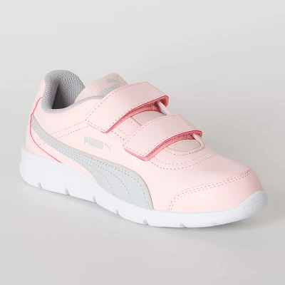 TENIS PUMA STEPFLEEX SL V PS INFANTIL - Rosa/cinza