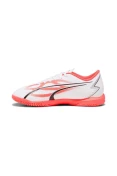 TÊNIS PUMA ULTRA PLAY IT BDP INFANTIL FUTSAL - Branco/laranja