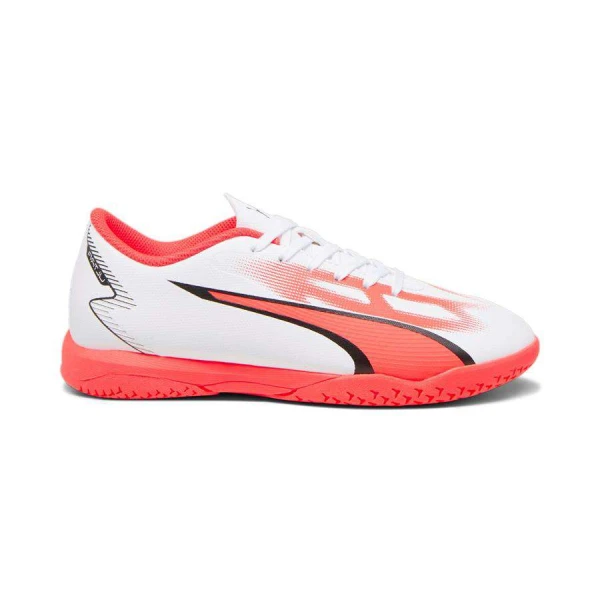 TÊNIS PUMA ULTRA PLAY IT BDP INFANTIL FUTSAL - Branco/laranja