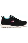 TÊNIS SKECHERS BOUNTIFUL FEMININO - Preto/branco TÊNIS SKECHERS BOUNTIFUL FEMININO - Preto/branco