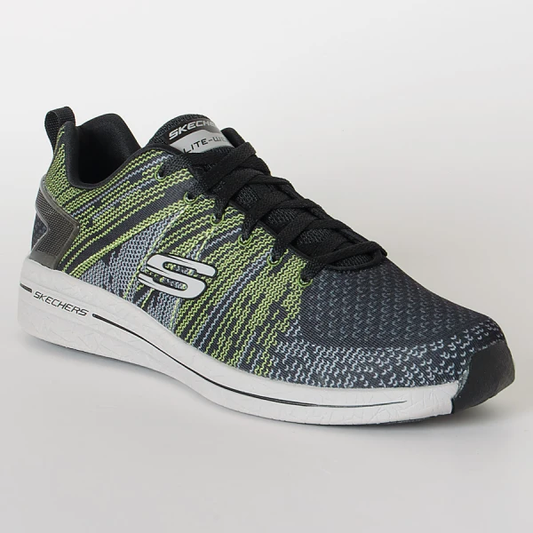 TÊNIS SKECHERS BURST 2.0 IN THE MIX II MASCULINO - Preto/verde TÊNIS SKECHERS BURST 2.0 IN THE MIX II MASCULINO - Preto/verde