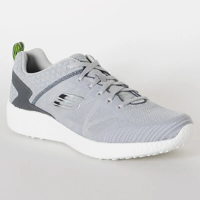 TÊNIS SKECHERS BURST DEAL CLOSER MASCULINO - Cinza/branco TÊNIS SKECHERS BURST DEAL CLOSER MASCULINO - Cinza/branco