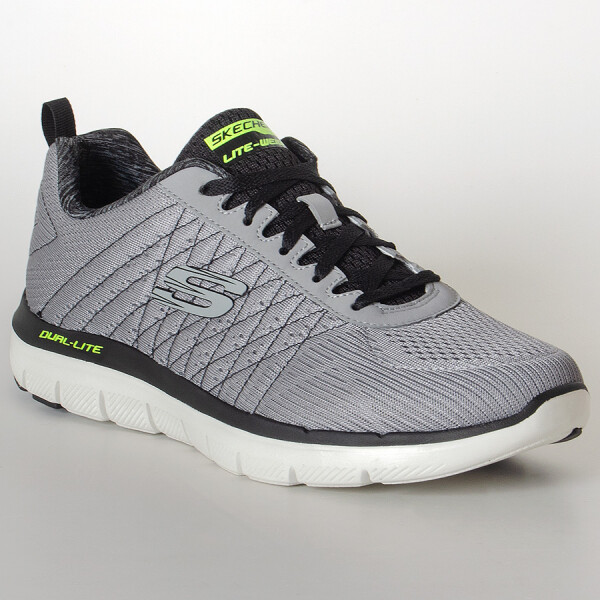 TÊNIS SKECHERS FLEX ADVANTAGE 2.0 THE HAPPS MASCULINO - Cinza/preto