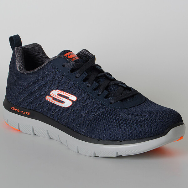TÊNIS SKECHERS FLEX ADVANTAGE 2.0 THE HAPPS MASCULINO - Marinho/cinza