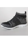 TÊNIS SKECHERS FLEX APPEAL 2.0 HOURGLASS FEMININO - Preto/branco TÊNIS SKECHERS FLEX APPEAL 2.0 HOURGLASS FEMININO - Preto/branco