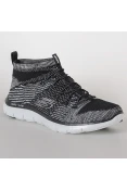 TÊNIS SKECHERS FLEX APPEAL 2.0 HOURGLASS FEMININO - Preto/branco TÊNIS SKECHERS FLEX APPEAL 2.0 HOURGLASS FEMININO - Preto/branco