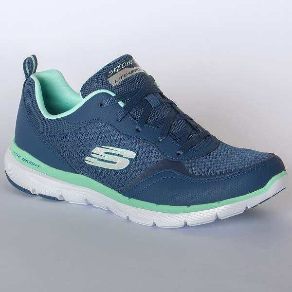 TÊNIS SKECHERS FLEX APPEAL 3.0-GO FORWARD FEMININO - Marinho/verde