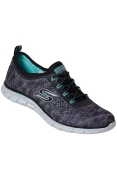 TÊNIS SKECHERS GLIDER DEEP SPACE FEMININO - Preto/azul
