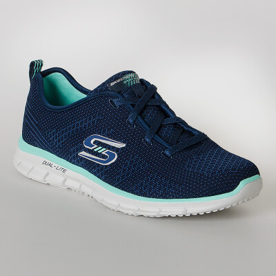 TÊNIS SKECHERS GLIDER FOREVER YOUNG FEMININO - Marinho/verde